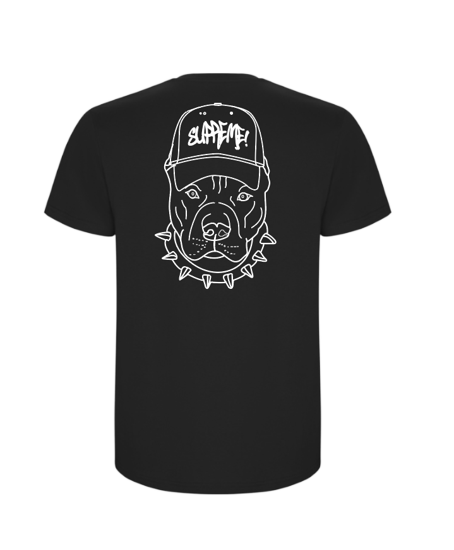 Camiseta "Pitbull con Gorra"