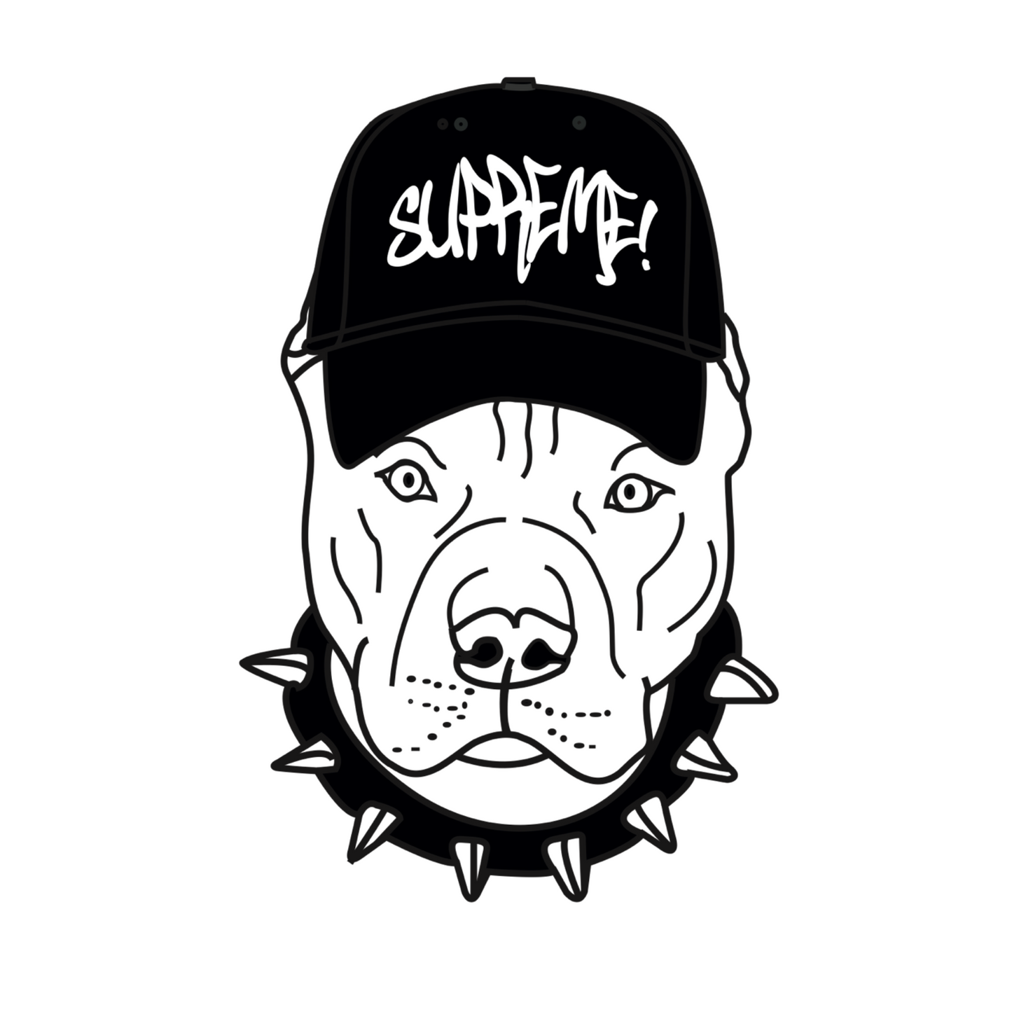 Camiseta "Pitbull con Gorra"